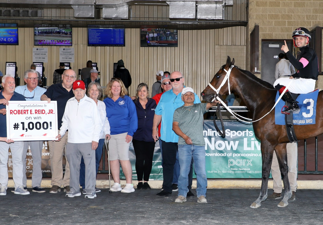 Butch Reid wins 1,000th race at Parx April 28 2025